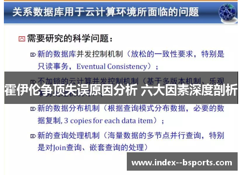 霍伊伦争顶失误原因分析 六大因素深度剖析